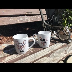 His and hers frenchie mugs